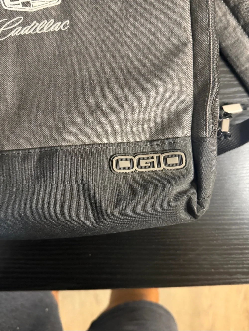 OGIO Men's Charcoal Gray Cadillac Logo Backpack